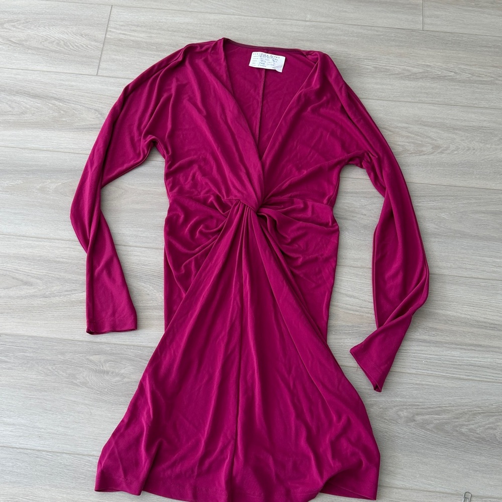 Veronica Beard Fuchsia Jersey Dress